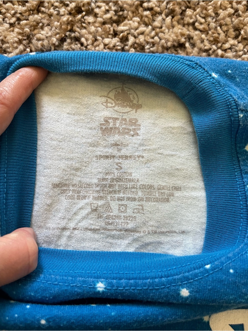 Star Wars Endor Spirit Jersey Disney Parks Blue Ewok Return of the Jedi Small - Picture 11 of 12